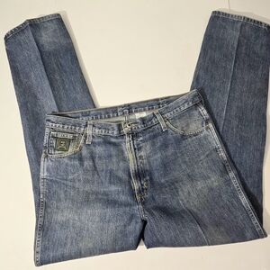 Mens CINCH Green Label Jeans 38x34 Relaxed Fit Tapered Leg